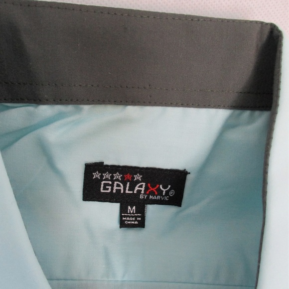 Galaxy Classic Fit Short Sleeve Oxford Shirt - Picture 6 of 6